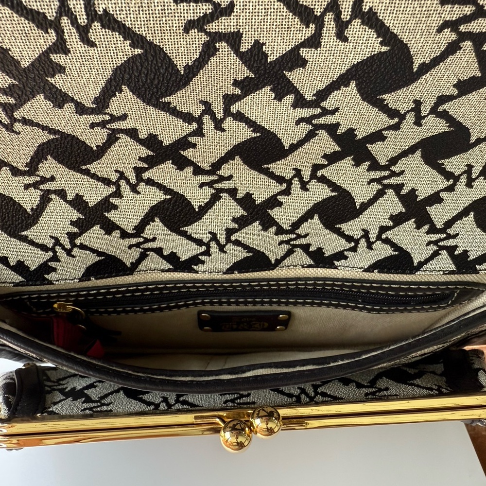 Juicy Couture large fold over buckle clutch - Picture 9 of 16